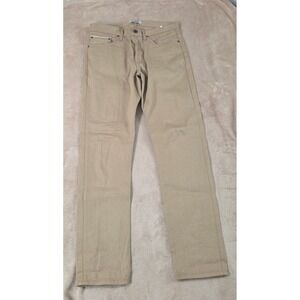 Nakedfamous Selvedge Jeans Weird Guy Camel Slub Selvedge Beige Size 34x35 NWOT